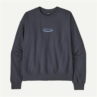 Patagonia W's '95 Oval Logo Daily Crew smolder blue